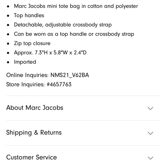 Marc Jacobs Beige Jacquard Crossbody Tote Bag “NEW”
In original packaging ‼️ - Picture 9 of 16